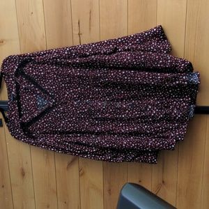 Torrid Heart print button up blouse 5x